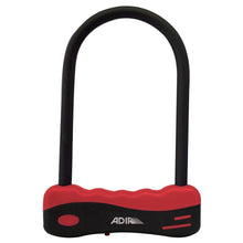 Candado Bicicleta Adir Rigida Tipo U Color Rojo