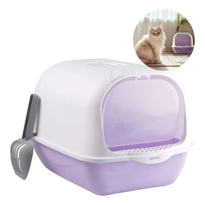 Arenero Adir Cerrado Gatos Sanitarios Pala Morado