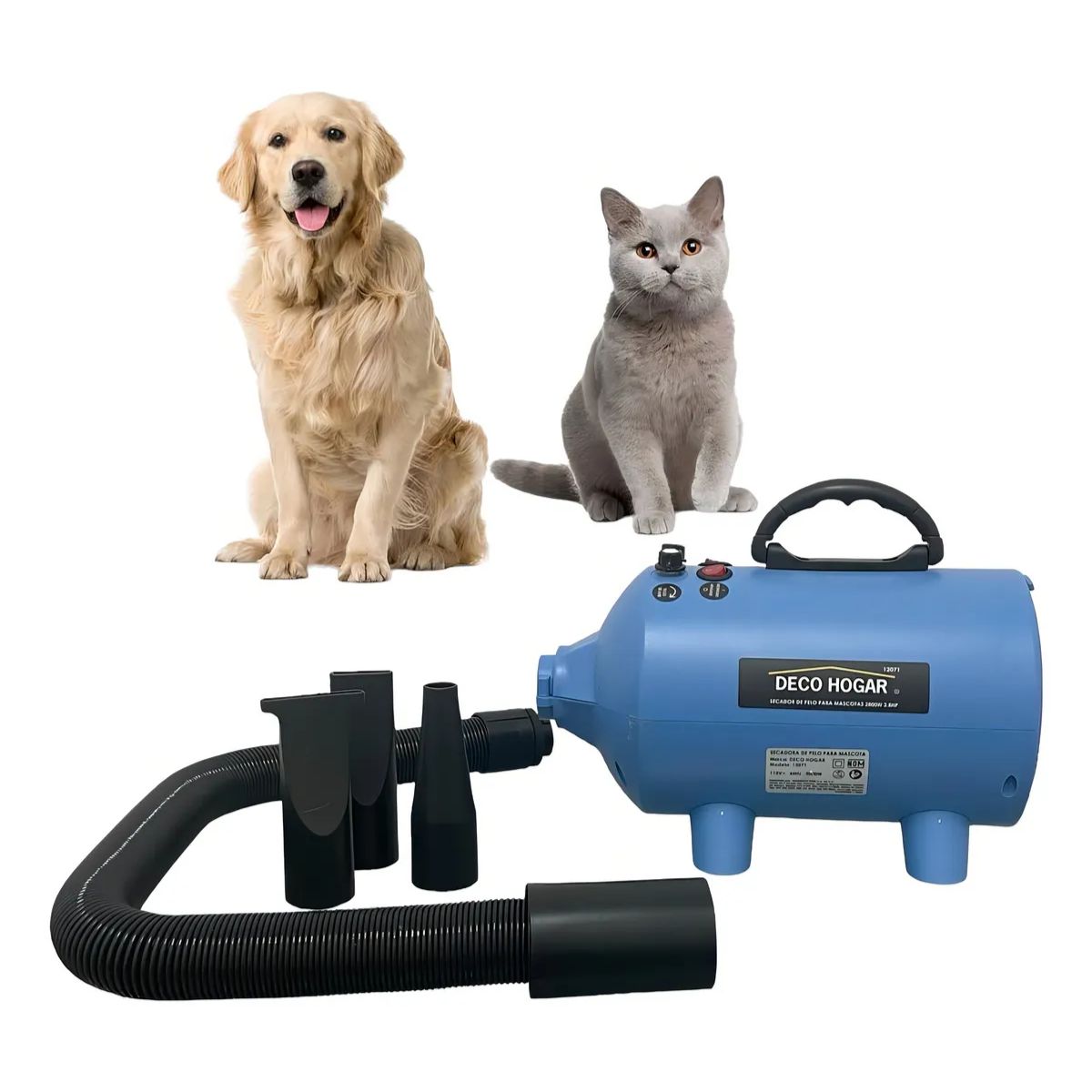 Secador Pelo Mascotas Adir Alta Potencia 2800w