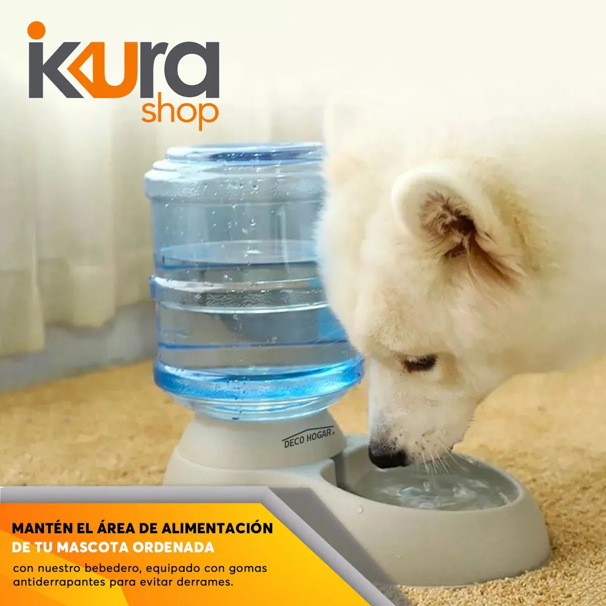 Bebedero Mascotas Adir 3.8 Litros Plastico