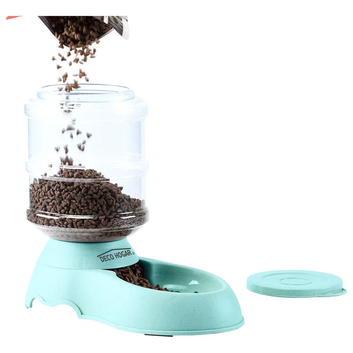 Comedero Automatico Adir Dispensador Croqueta Azul 3.8 L