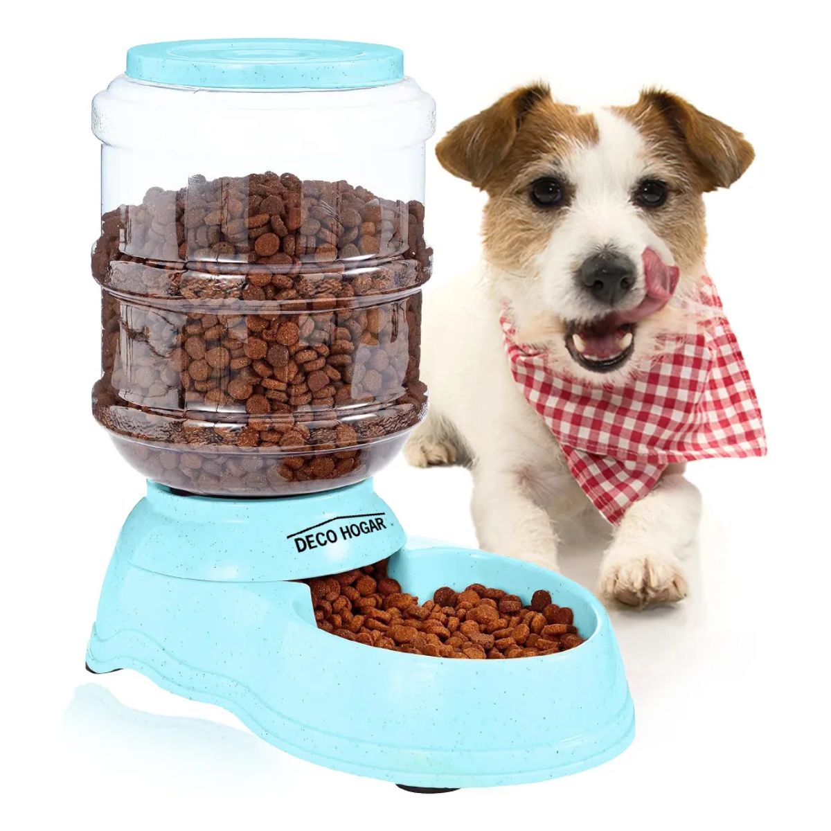 Comedero Automatico Adir Dispensador Croqueta Azul 3.8 L