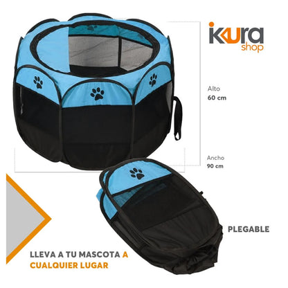 Corral Portatil Mascota Adir Viajes Paseo Juego