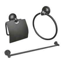 Juego De Accesorios Para Baño Maxflu 16250 Negro Mate