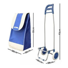 Carrito Multiusos Adir Plegable Compras Azul Mandado 20kg