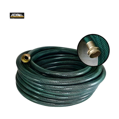 Manguera Para Jardin Adir 20 m Conexion Laton 1/2"