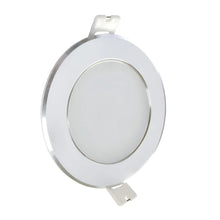 Empotrado Plano Satin 9w Adir Luz Led Blanca Frio Plateado