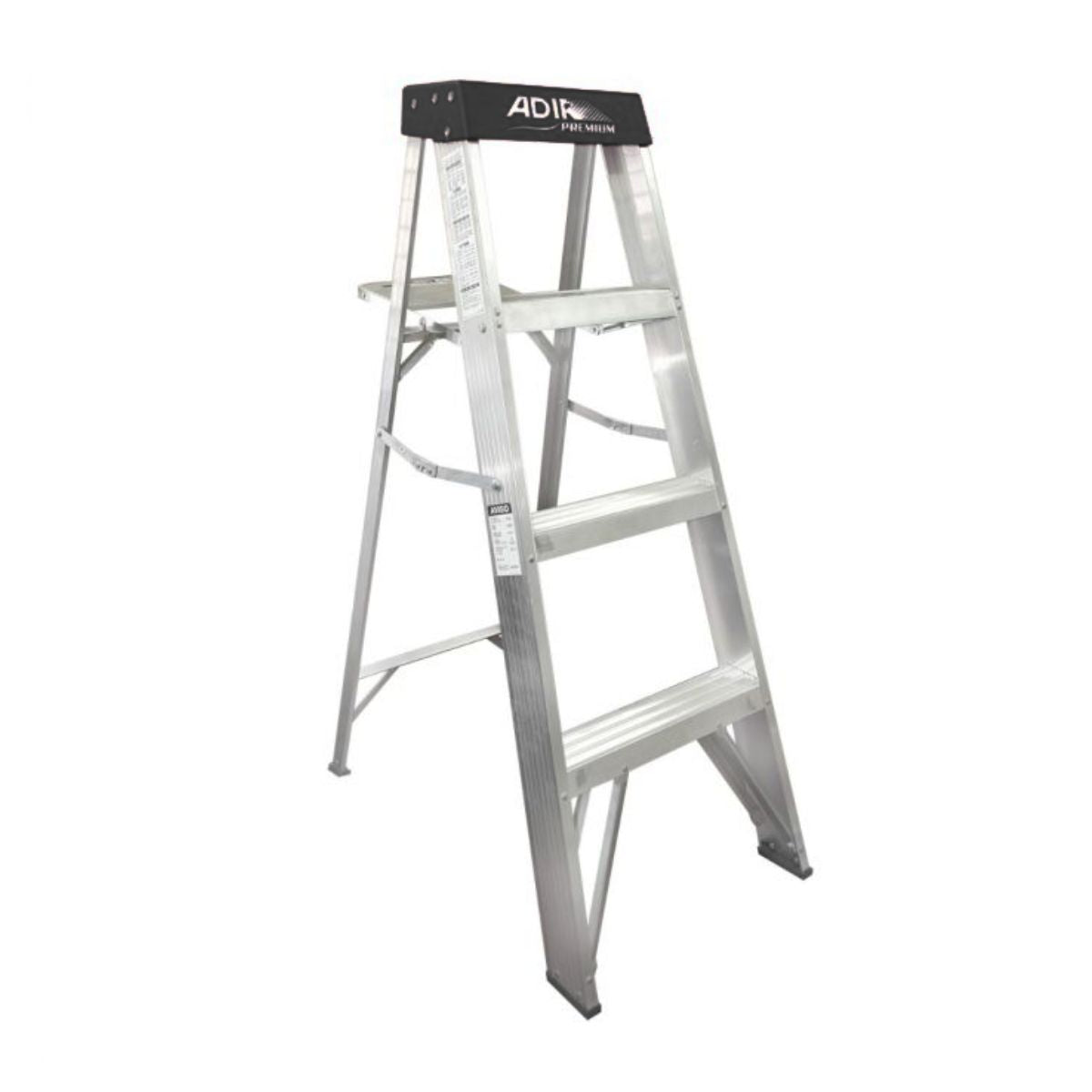 Escalera Tijera De Aluminio Tipo III 3 Peldaños Tulplus Adir