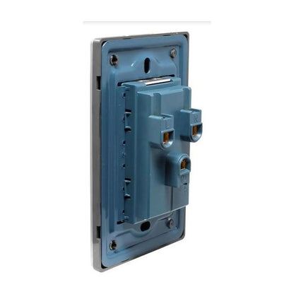 Placa Metálica Con 2 Contactos Aterrizados 1 Pieza Adir 4677