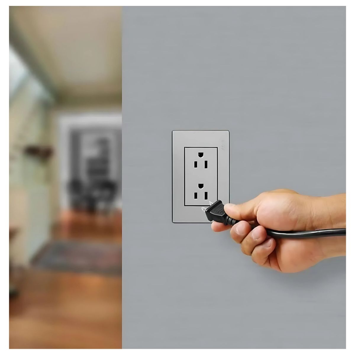 Placa Metálica Con 2 Contactos Aterrizados 1 Pieza Adir 4677