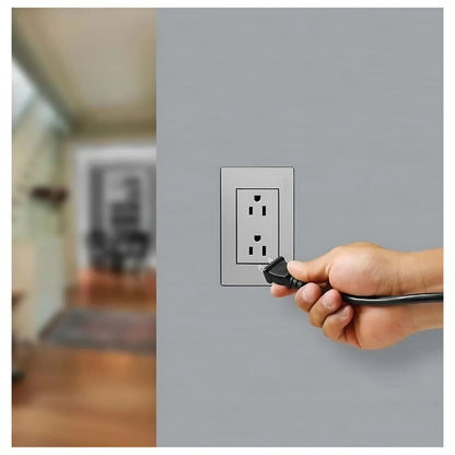 Placa Metálica Con 2 Contactos Aterrizados 1 Pieza Adir 4677