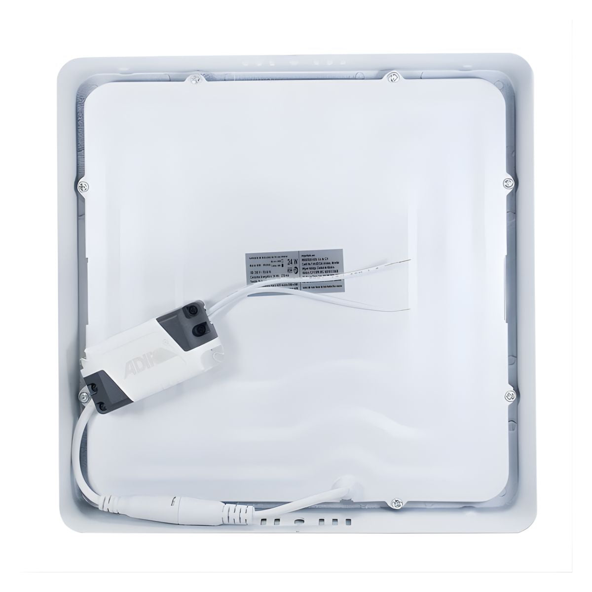 Luminaria LED Cuadrada de Sobreponer Adir 18W – Luz Cálida