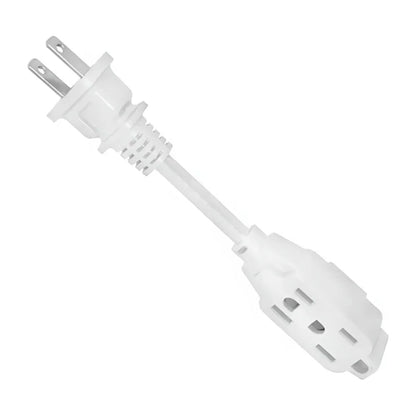 Mini Extensión Eléctrica Domestica 10cm Blanca Adir Blanco