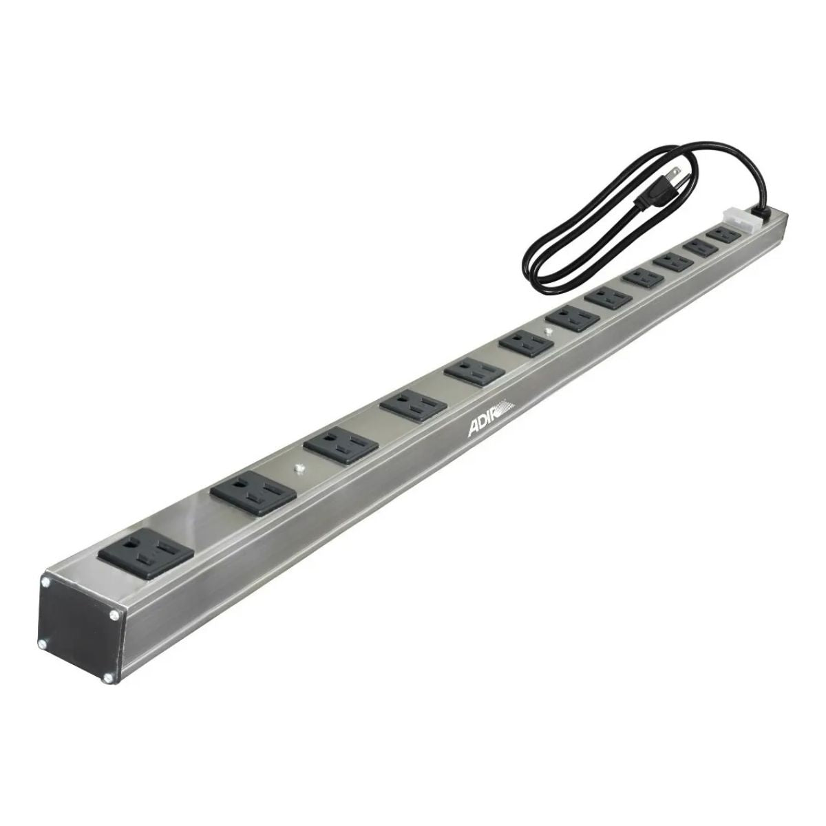 Barra Multicontacto Adir Aluminio 12 Contactos