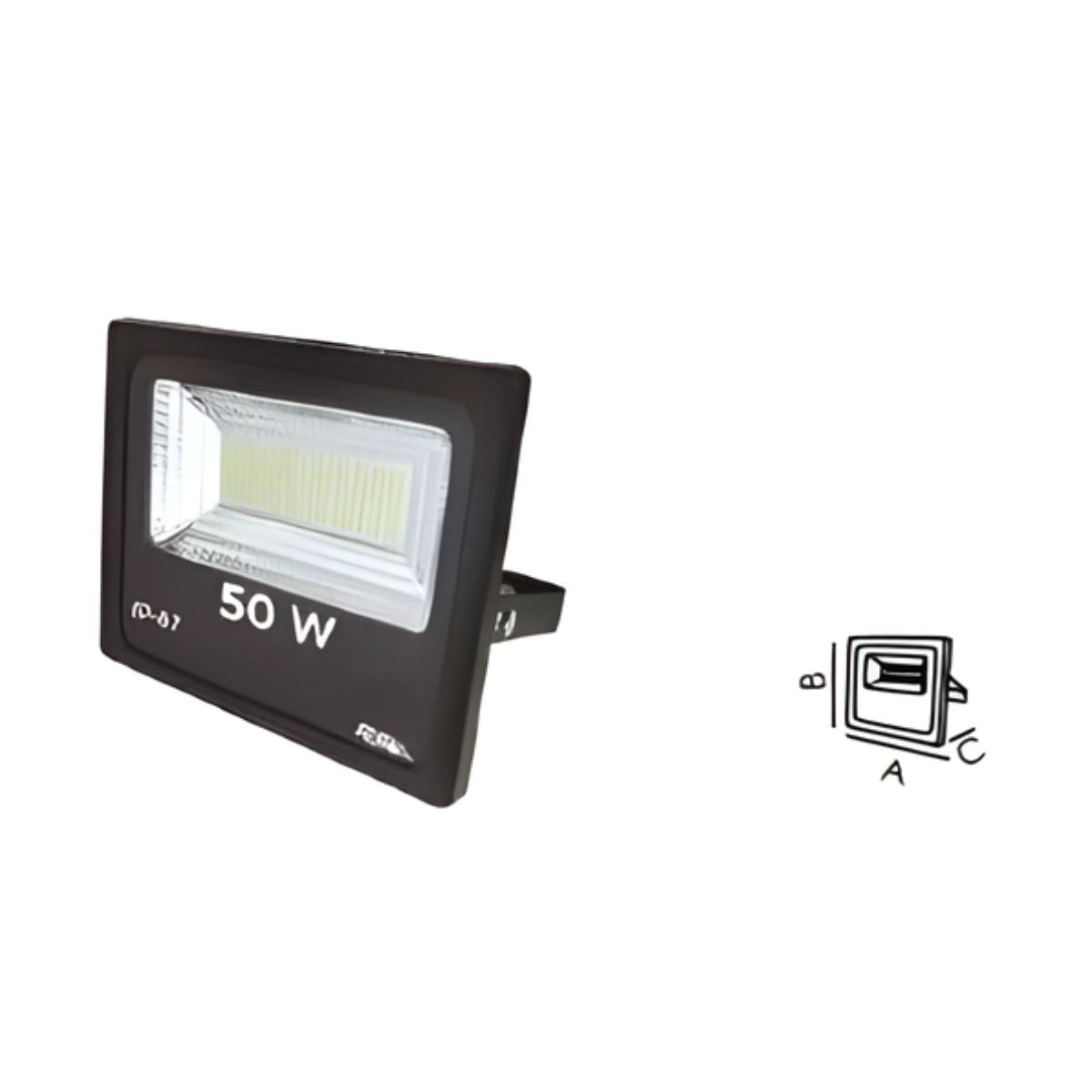 Reflector SMD LED Extra Plano Adir 50W