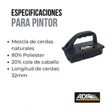 Cepillo Para Pintor Mezcla Cerda Natural Adir