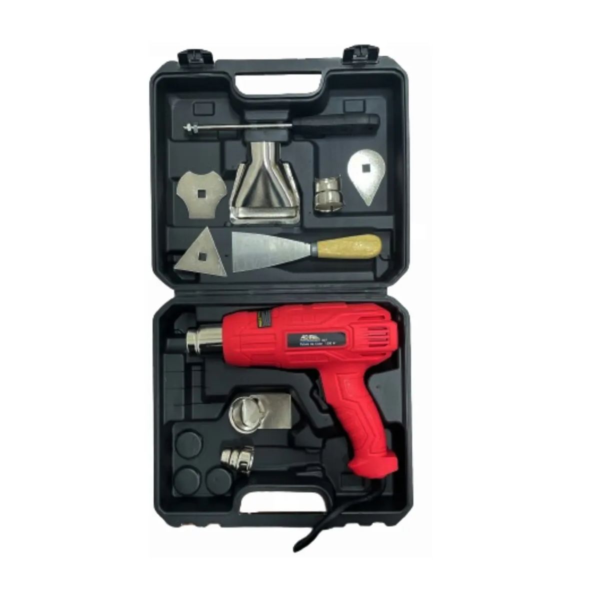 Pistola Calor Adir 807 600°c 1500w + Accesorios + Estuche