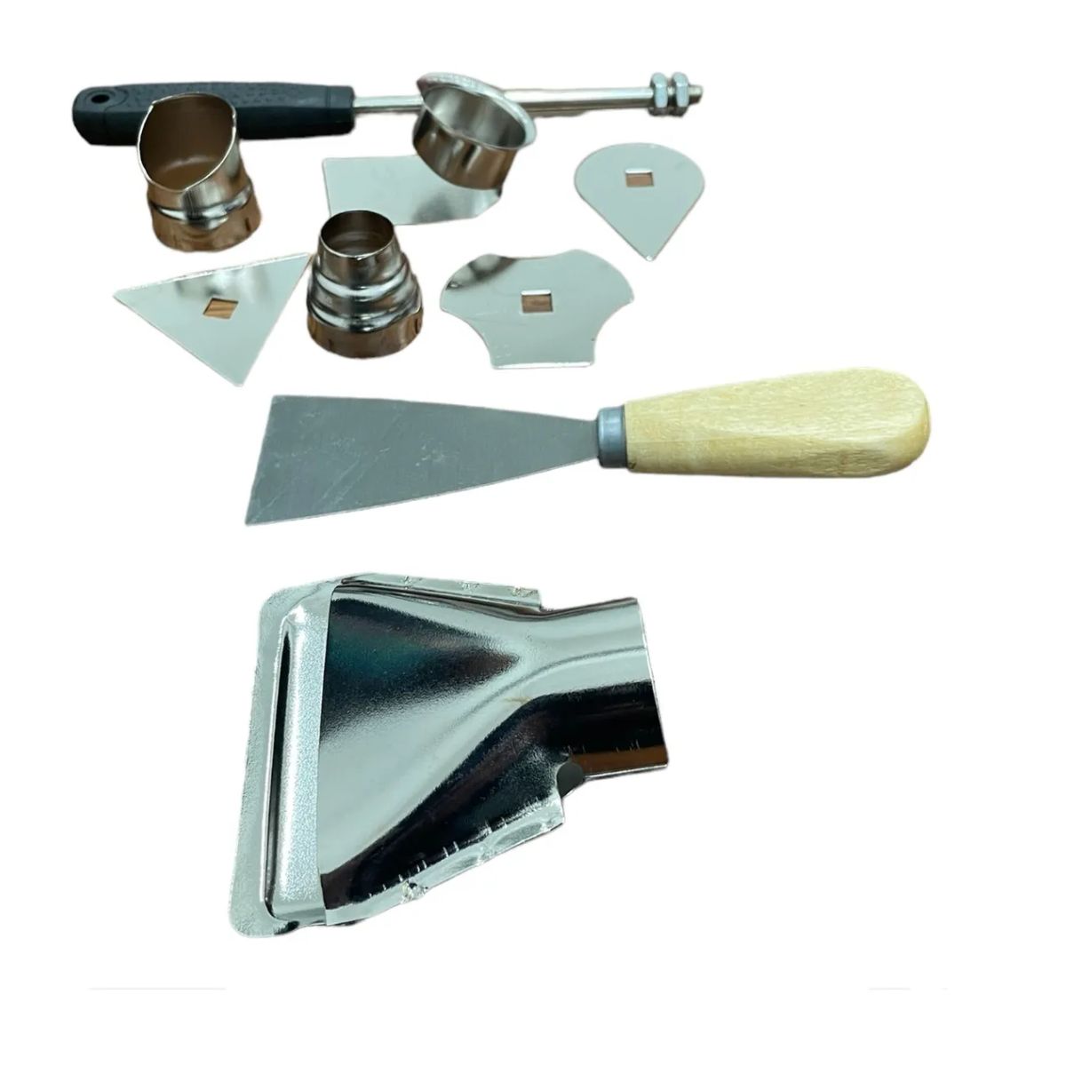 Pistola Calor Adir 807 600°c 1500w + Accesorios + Estuche