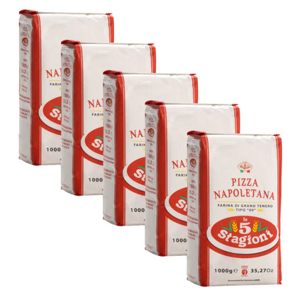 5Kg Harina de Trigo 00 Pizza Napolitana - Le 5 stagioni - detalle