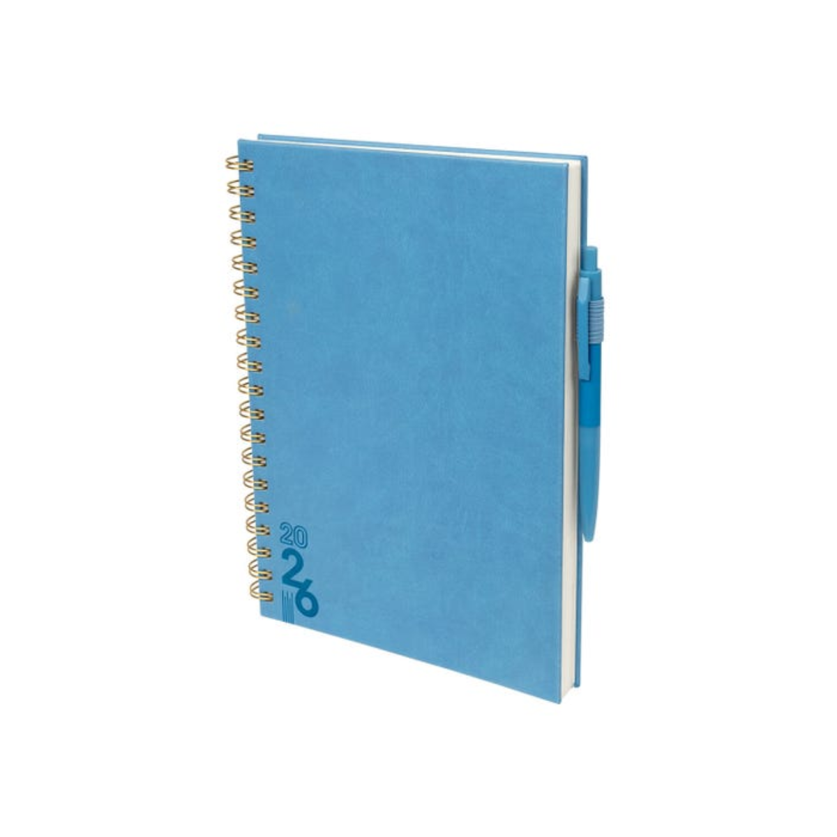 Agenda Semanal Terra 2026 Zegno Boligrafo Curpiel Colores Liso 2026