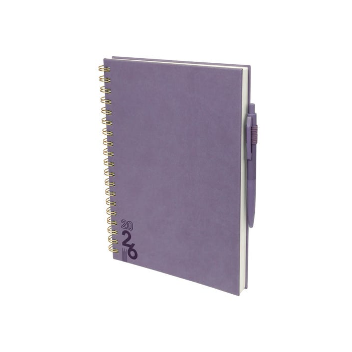 Agenda Semanal Terra 2026 Zegno Boligrafo Curpiel Colores Liso 2026