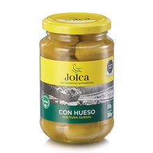 Aceituna Verde Gordal con Hueso 350g - Aceitunas La casa del bacalao