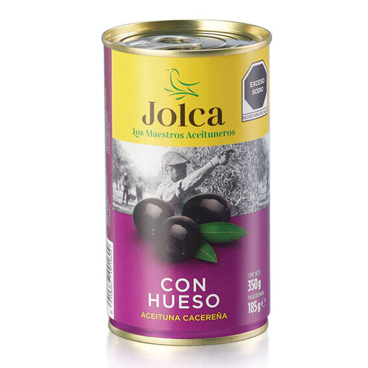 Aceituna Negra con Hueso 350g - Aceitunas La casa del bacalao