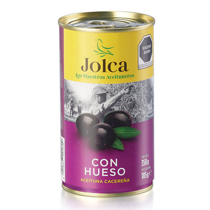 Aceituna Negra con Hueso 350g - Aceitunas La casa del bacalao