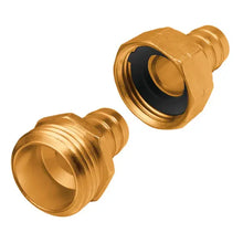 Conexión para manguera latón Macho y Hembra 3/4" NPT Aksi Aksi