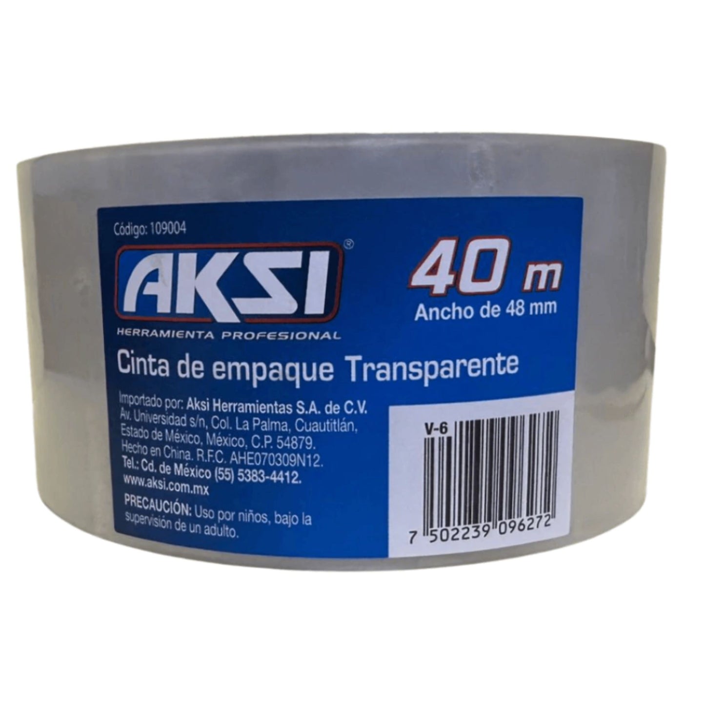 Cinta Empaque Transparente Aksi 40M X 48mm