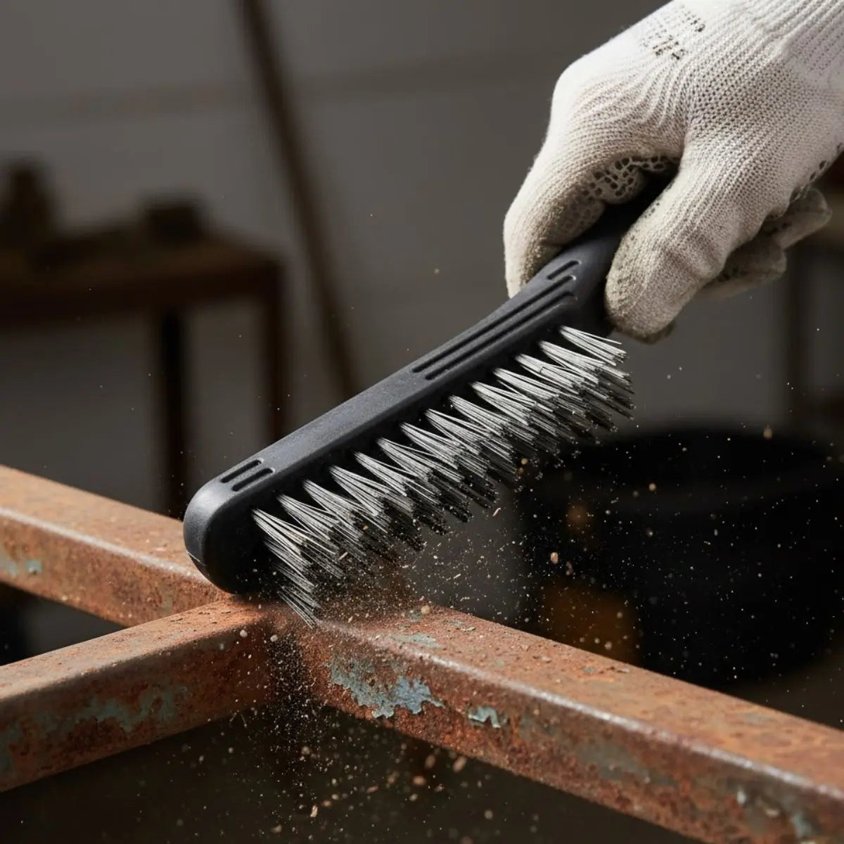 Cepillo alambre mango 4x16 Aksi Aksi