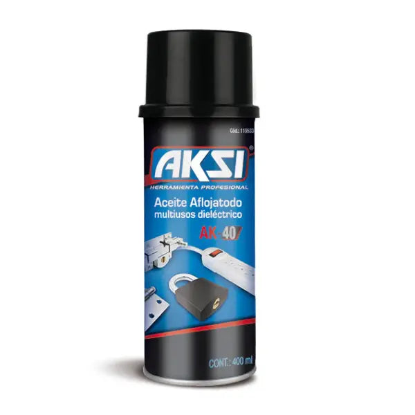 Aceite Aflojatodo Multiuso Dieléctrico 400 ml Aksi Aksi