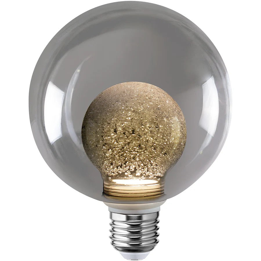 Foco LED Vintage Aksi Globo Black and White Dimeable 3W E27