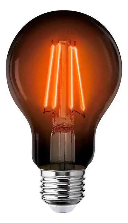 Foco LED Aksi Filamento A19 Rojo 4W Aksi