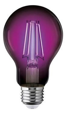 Foco LED Aksi 4W A19 Filamentos Base E27 Bombilla Traslúcida Lila