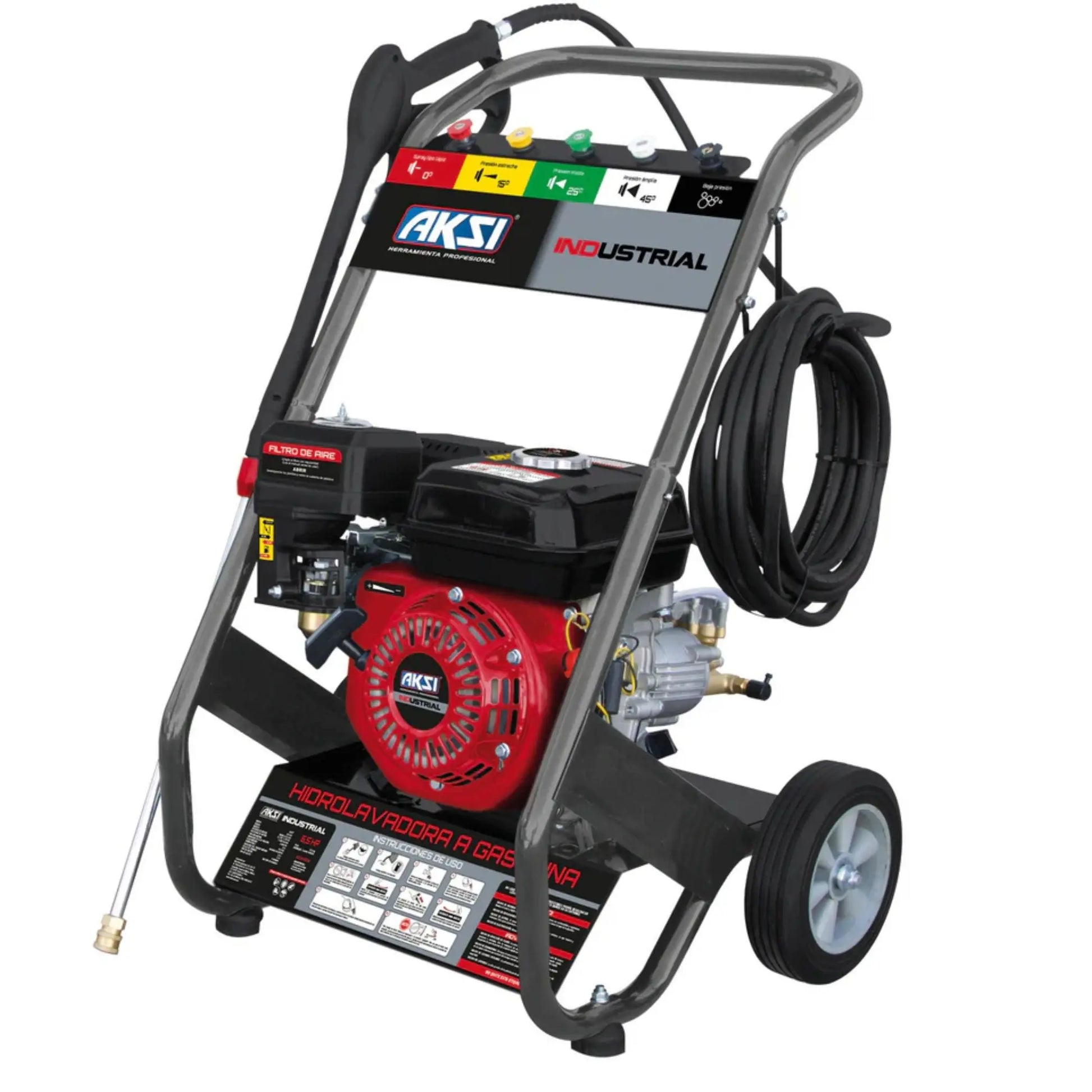 Hidrolavadora A Gasolina Aksi 6.7 hp Industrial Aksi