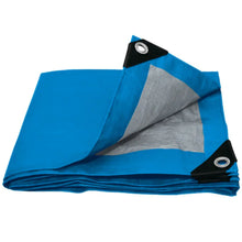 Lona de polietileno color azul 6m x 12m Aksi - Aksi