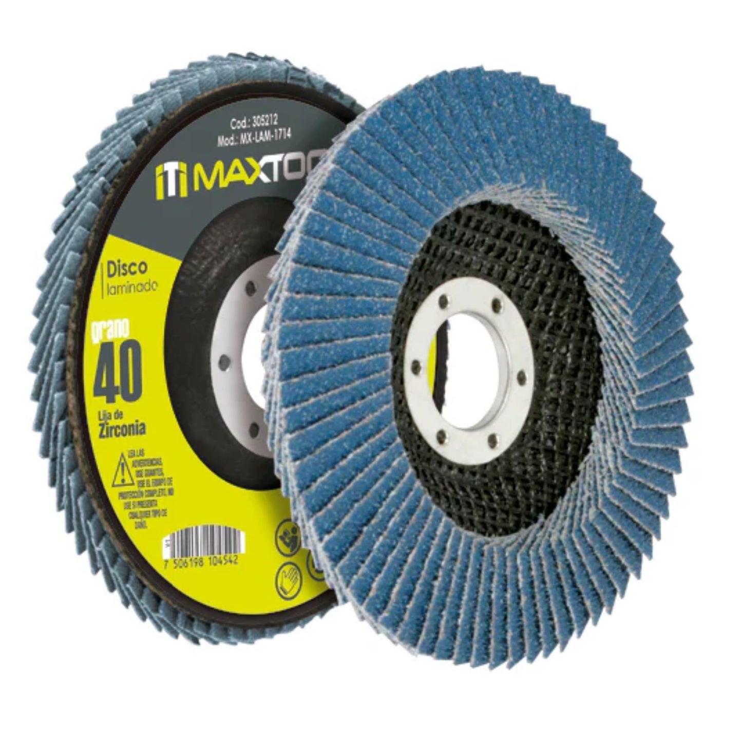 Disco Laminado Bassic Maxtool Tipo 29 Pulido Desbaste