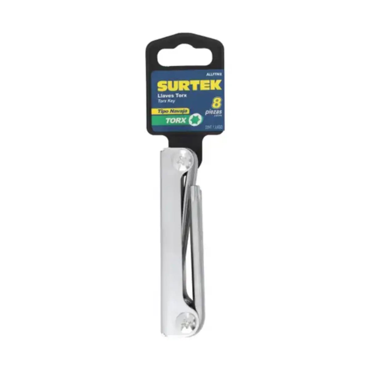 Juego Llaves Torx Surtek Navaja Estuche Metálico - Lock - vista lateral