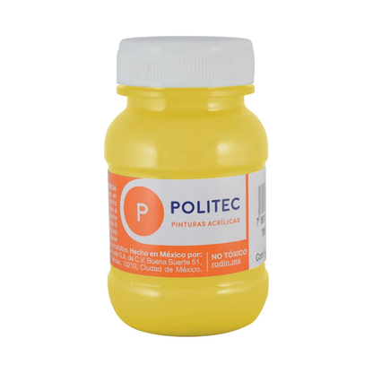 Set 10 Pinturas Acrilicas Politec Diferentes Colores 100ml
