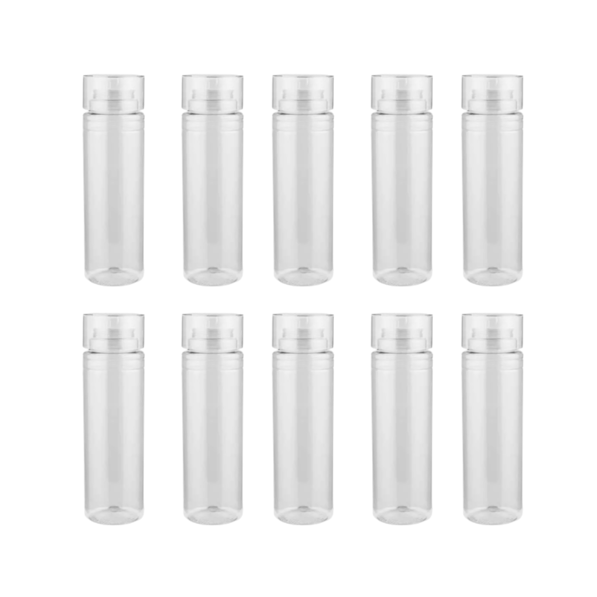 10 Cilindros Plástico Agua 850 ml Colores Anfora Botella Agua Promoopcion