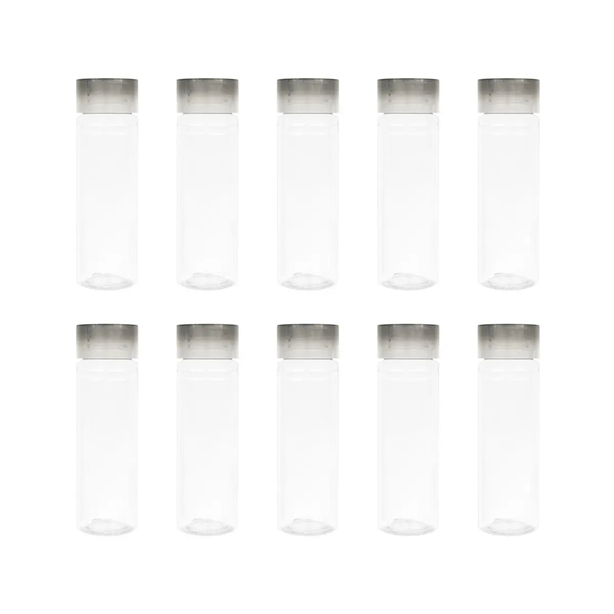 10pzs CILINDRO SPRING TRANSPARENTE TAPA COLOR HUMO PROMOOPCIÓN - Promopción