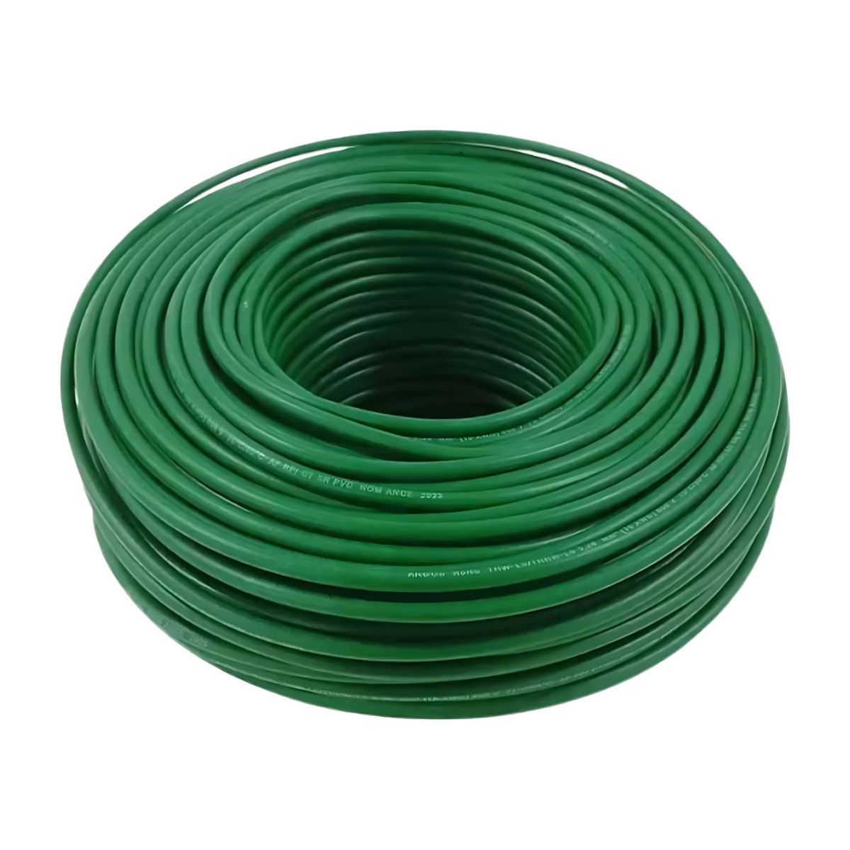 Cable 100m 600v Argos Thw-ls Thhw-ls 10awg Antiflama Verde