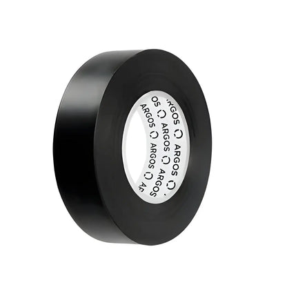 Pack 10 Cinta Aislante Vinil Argos 18mmx20m Negro Pvc - Argos - vista lateral