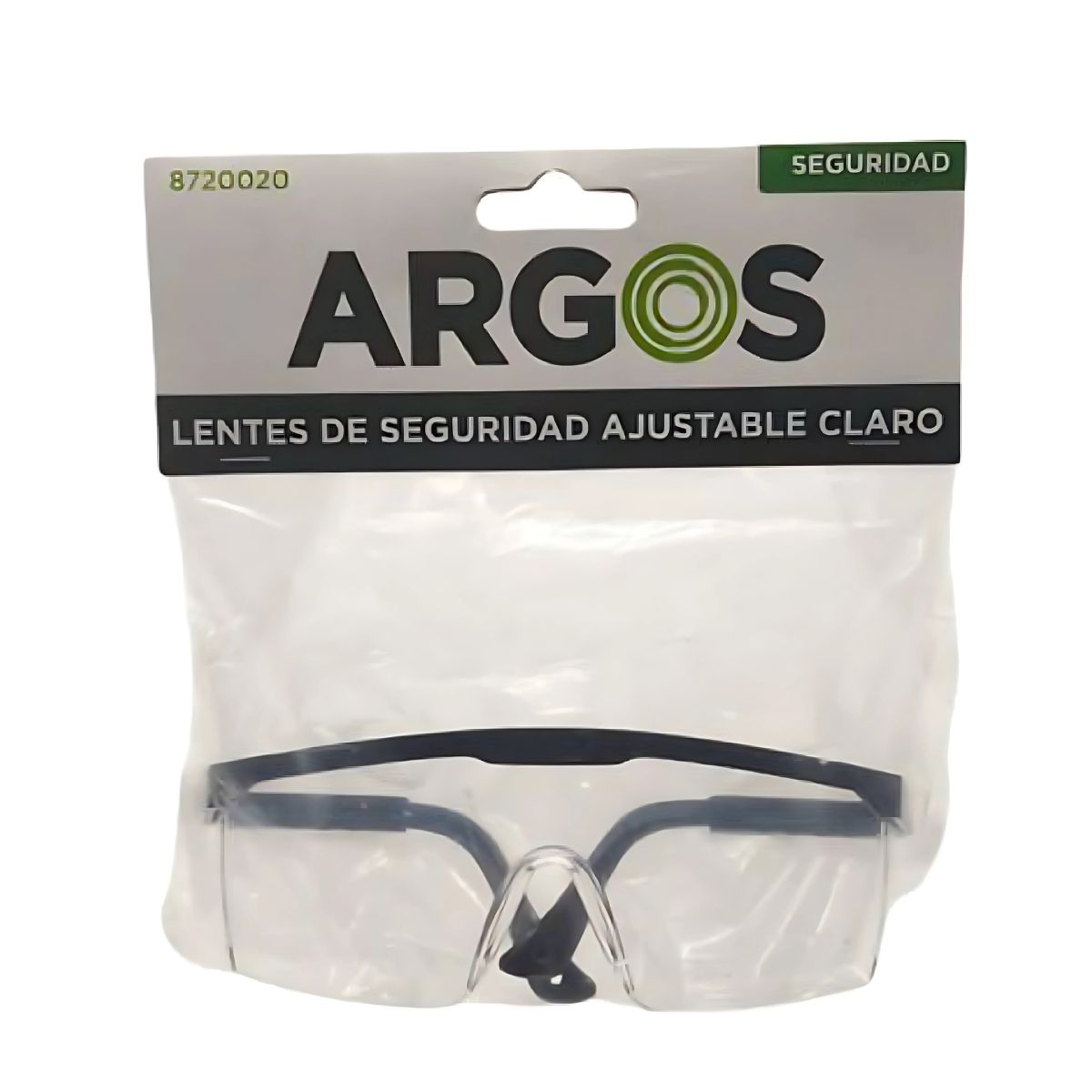 Lentes Seguridad Argos Ajustables Claros Policarbonato