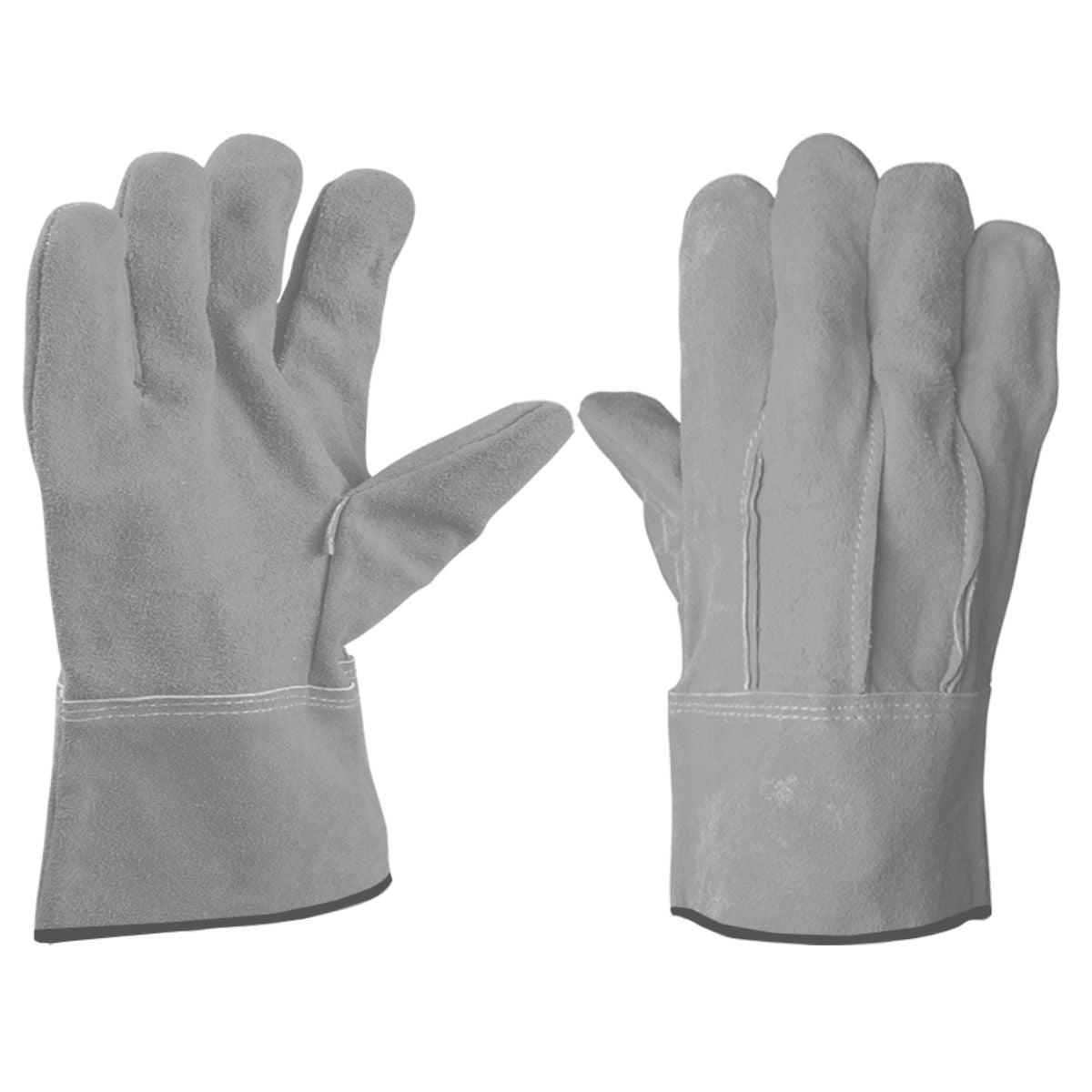 Guantes Carnaza Argos 12" Resistentes Gris