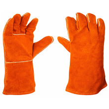 Guantes Soldador Argos 14" Naranja Carnaza Resistentes