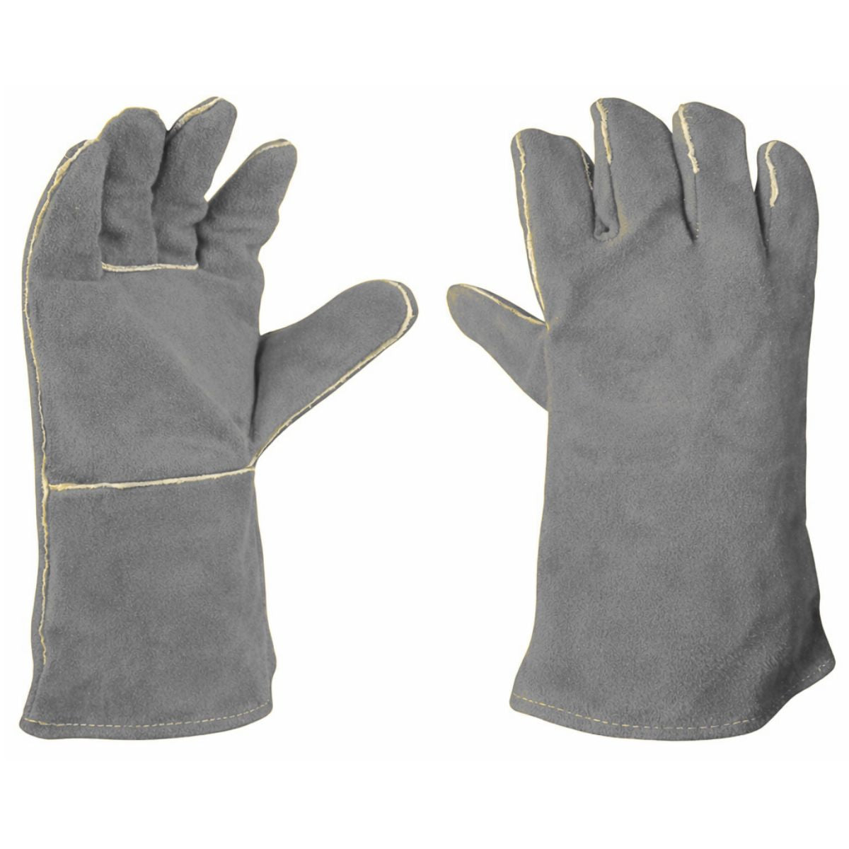 Guantes Soldador Argos 14" Gris Carnaza Resistente
