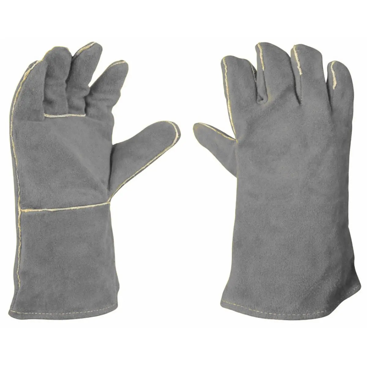 Guantes Soldador Argos 14" Gris Carnaza Resistente Argos