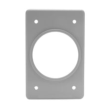 Placa Aluminio Gris Receptaculo Sencillo Argos - Argos